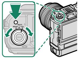 FUJIFILM GFX 100 - The DRIVE mode dial - 1