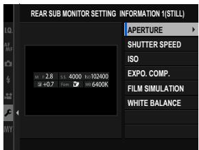 FUJIFILM GFX 100 - The INFORMATION 1 and INFORMATION 2 Displays - 1