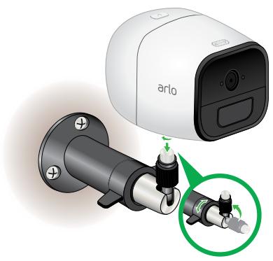 ARLO GO VMA4250 - Pour fixer la caméra au mur : - 2