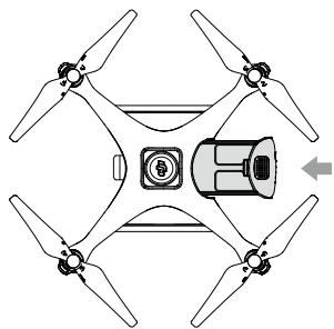 DJI PHANTOM 4 RTK - Battery Installation - 1