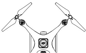 DJI PHANTOM 4 RTK - Attaching the Propellers - 3