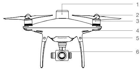 DJI PHANTOM 4 RTK - Aircraft Overview - 1