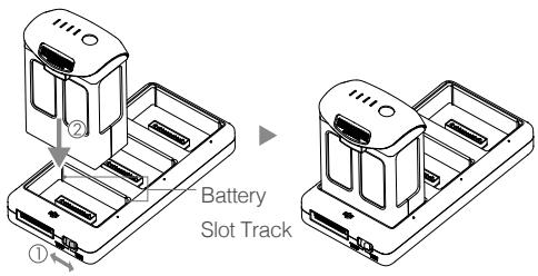 DJI PHANTOM 4 RTK - Connecting Batteries - 1
