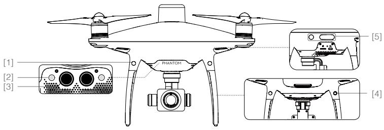 DJI PHANTOM 4 RTK - Vision System and Infrared Sensing System - 1