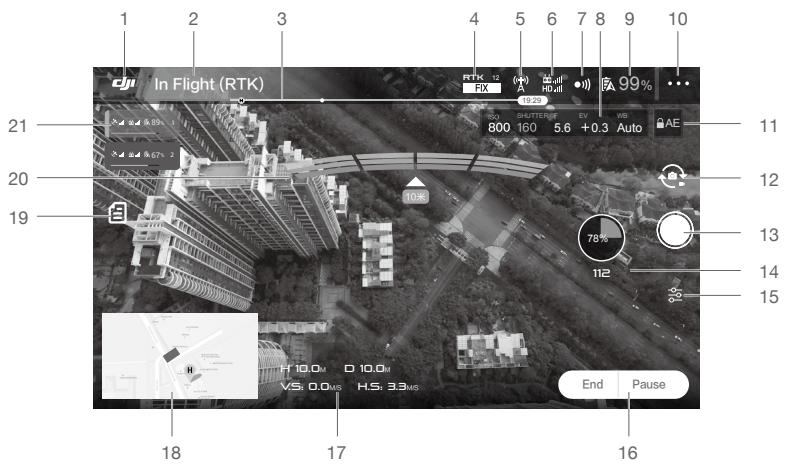 DJI PHANTOM 4 RTK - Camera View - 1