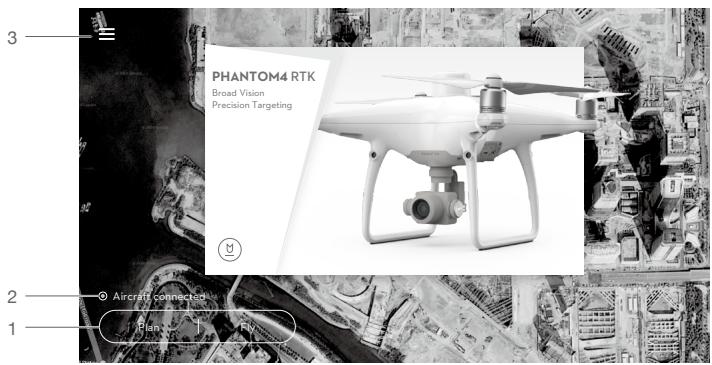DJI PHANTOM 4 RTK - Main Screen - 1