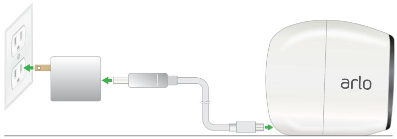 ARLO PRO VMS4230 - To recharge the battery: - 1