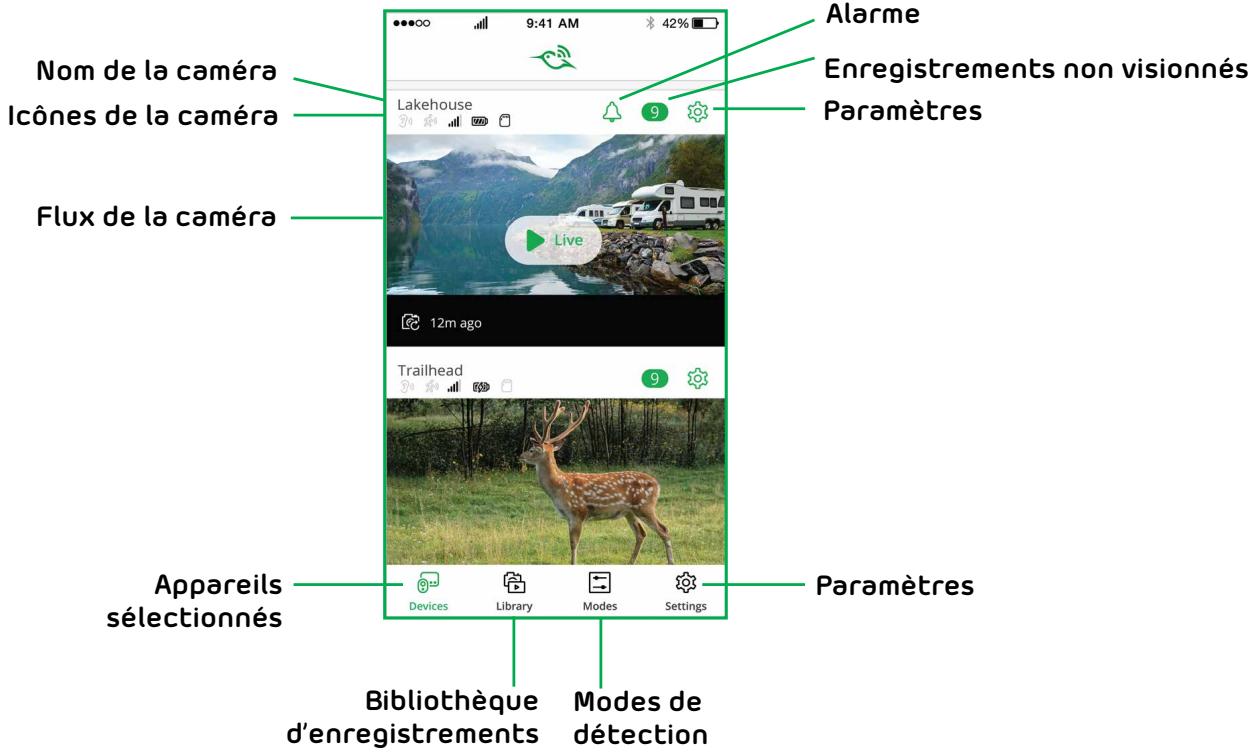 ARLO GO VMA4260 - Afficher la page des appareils - 1