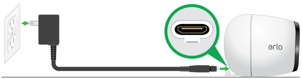 ARLO GO VMA4260 - Pour charger la batterie : - 1