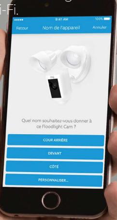 RING FLOODLIGHT - Effectuer la configuration dans l'application - 1