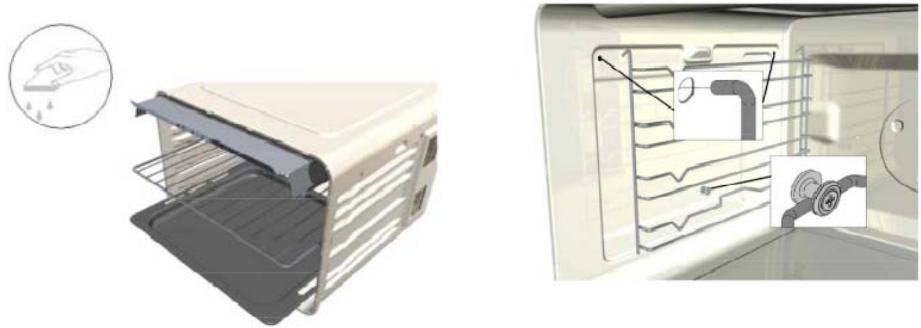 AIRLUX AHCB40WH - Nettoyage du four (sans panneaux autonettoyants) - 1