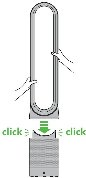 DYSON PURE LINK COOL TOWER - Replacing the filter unit - 8
