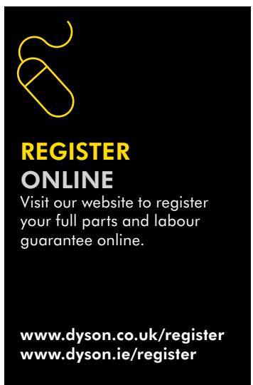 DYSON PURE LINK COOL TOWER - EASY WAYS TO REGISTER YOUR FREE 2 YEAR GUARANTEE - 2