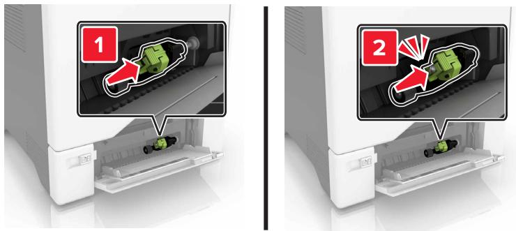 LEXMARK CS727DE - Remplacement du rouleau de saisie dans le chargeur multifonction - 3