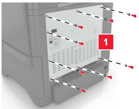 LEXMARK CS727DE - Installation d'un disque dur sur l'imprimante - 2