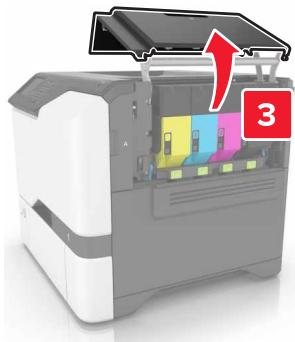 LEXMARK CS727DE - Remplacement de la bouteille de récapération de toner - 3