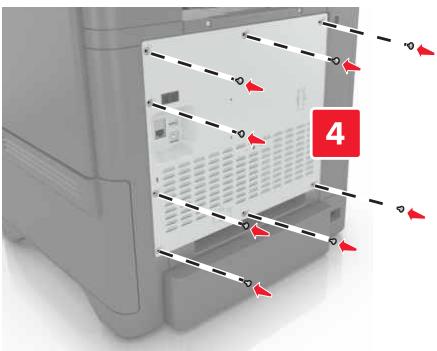 LEXMARK CS727DE - Refixe le capot. - 2