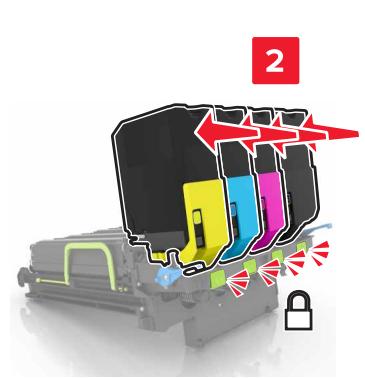 LEXMARK CS727DE - Remplacement du kit de traitement d'images - 17