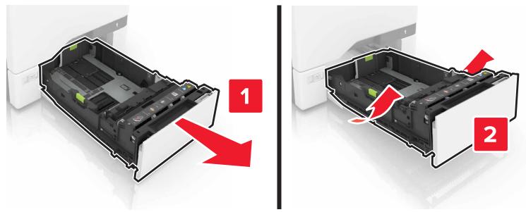 LEXMARK CS727DE - Remplacement du rouleau de saisie du tiroir de 550 feuilles - 1