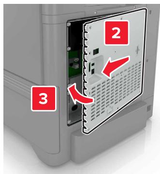 LEXMARK CS727DE - Installation d'un disque dur sur l'imprimante - 14