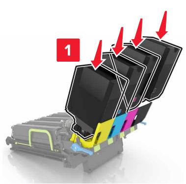 LEXMARK CS727DE - Remplacement du kit de traitement d'images - 16