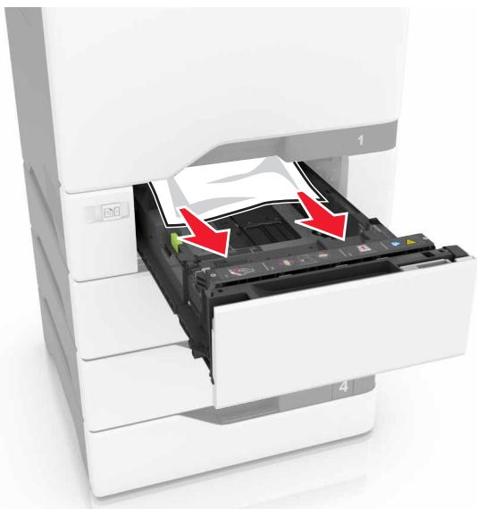 LEXMARK CS727DE - Bourrage papier dans les tiroirs - 2