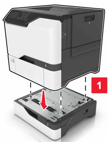 LEXMARK CS727DE - Installation des tiroirs en option - 3