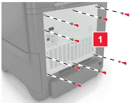 LEXMARK CS727DE - Installation d'une carte en option - 2