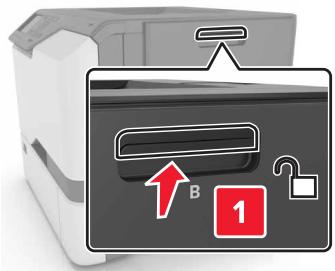 LEXMARK CS727DE - Remplacement de la bouteille de récapération de toner - 1