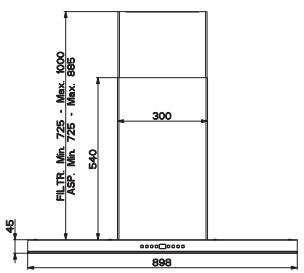 FRANKE AERO900P - Encombrement - 1
