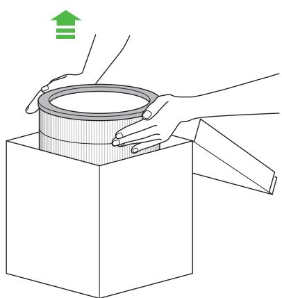 DYSON TP02 - Replacing the filter unit - 6