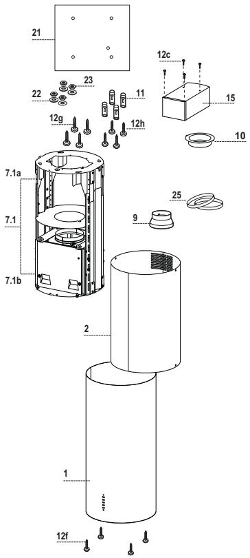 FRANKE FTU370I - Encombrement - 4