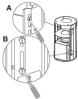 FRANKE FTU370I - Preparation du treillis pour le branchement de la HOTTE en version filtrante - 1