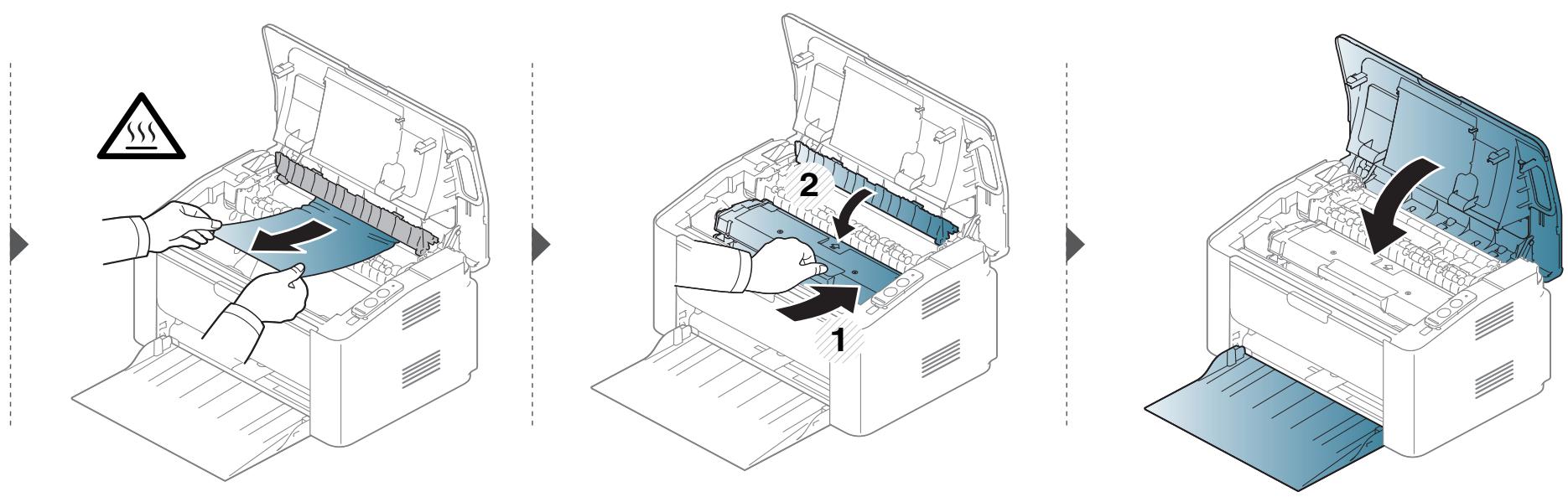 SAMSUNG XPRESS M2026W - Résolution des bourrages papier - 2