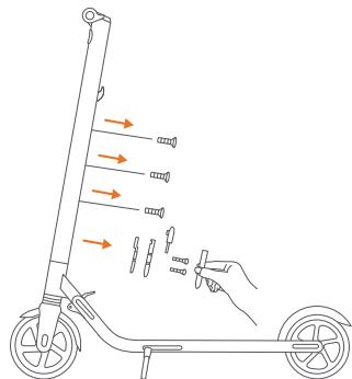 NINEBOT SEGWAY ES2L - Installering af ekstra batterisæt - 1