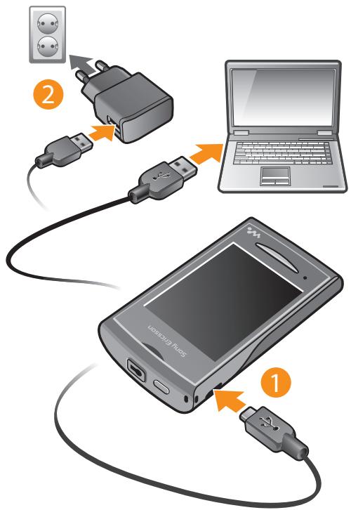 ERICSSON YENDO W150I - Charge de la batterie - 1