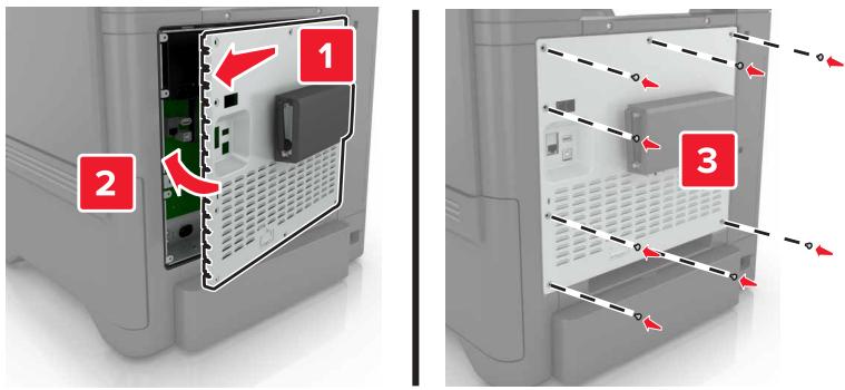 LEXMARK CS728DE - Installation d'un port de solutions internes - 13