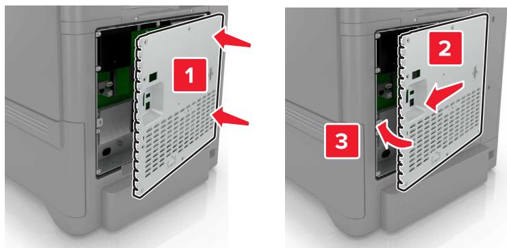 LEXMARK CS728DE - Réfixe le capot. - 1