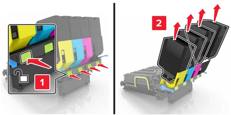 LEXMARK CS728DE - Remplacement du kit de traitement d'images - 12