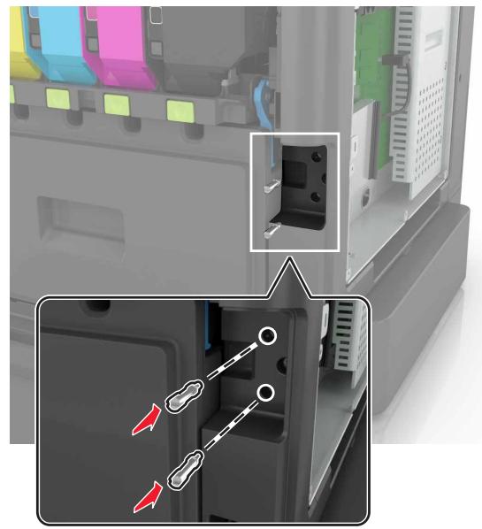 LEXMARK CS728DE - Installation d'un disque dur sur l'imprimante - 12
