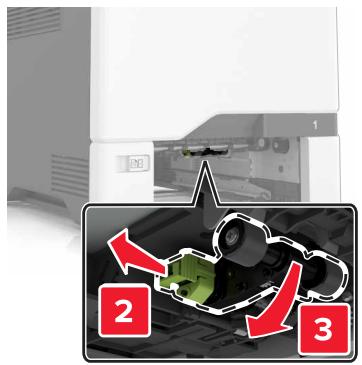 LEXMARK CS728DE - Remplacement du rouleau de saisie du tiroir de 550 feuilles - 3