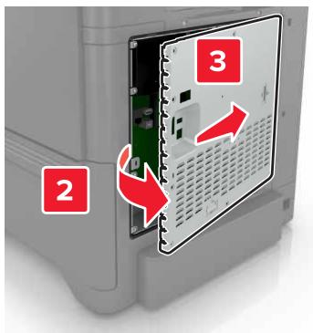 LEXMARK CS728DE - Installation d'un disque dur sur l'imprimante - 3