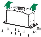 FABER INCA LUX 2.0 - ANTES DE MONTAR LA CAMPANA EN EL ARMARIO DE PARED, PROCEDA DE LA SIGUIENTE MANERA: - 7