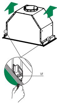 FABER INCA LUX 2.0 - ANTES DE MONTAR LA CAMPANA EN EL ARMARIO DE PARED, PROCEDA DE LA SIGUIENTE MANERA: - 6