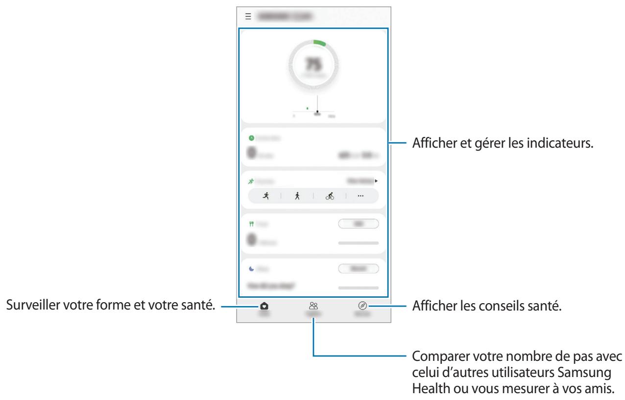 SAMSUNG A40 - Utiliser samsung health - 1