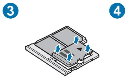 SAMSUNG A40 - Installer une carte mémoire - 3