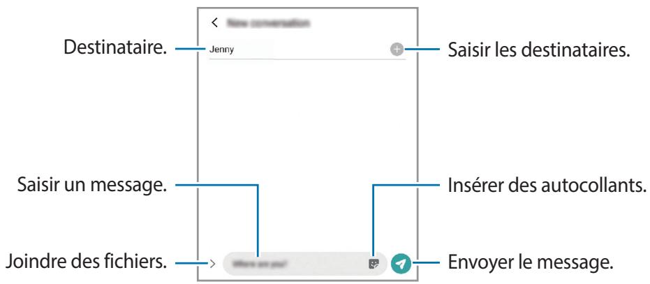 SAMSUNG A40 - Envoyer des messages - 1