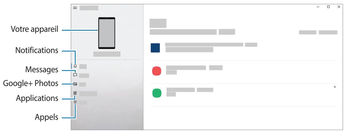 SAMSUNG A40 - Afficher les données et les notifications de votre appareil sur l'ordinateur - 1
