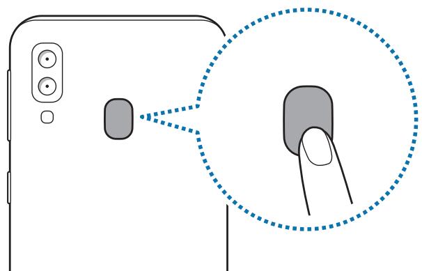 SAMSUNG A40 - Enregistrer des empreintes - 1