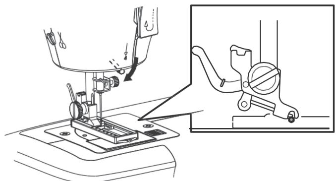 SOLAC SOLC SW8221 COTTON 12.2 A - Mise en place du pied presseur spécial boutonnières. - 3